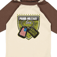 thumbnail image 4 of Inktastic Proud Military Son Boys Camo Flag Boys Long Sleeve Baby Bodysuit, 4 of 5