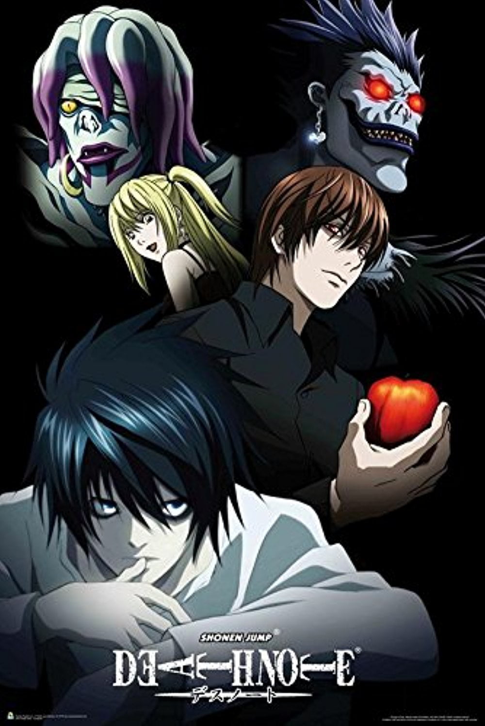 Shonen Jump Death Note Characters Anime Laminated Poster 24.5 x 36.5 inches 
