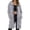 Light Gray, variant on Fgnfyis Hoodies for Women Casual Solid Long Sleeve Zip up Hooded Jacket with Pockets Winter Loungewear Womens Sweatshirts