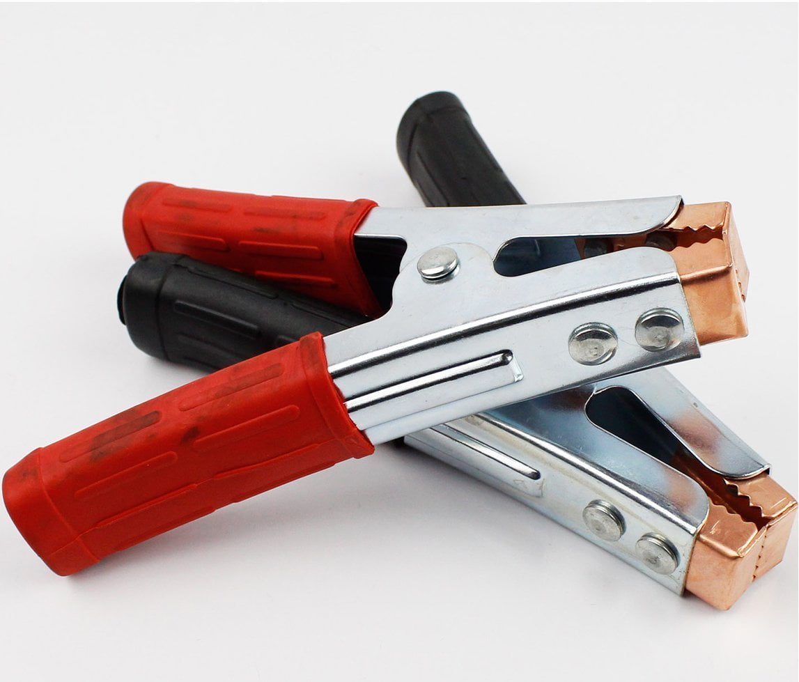 12 Pcs 30A Alligator Clips – Plastic Boot Copper Clips, 75mm Length For Electrical Testing, Circuit Labs, Soldering