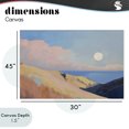 thumbnail image 4 of Stupell Industries Coastal Pink Hills At The Ocean Canvas Art, 45 x 30, by Gina Kelly, 4 of 8