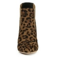 thumbnail image 2 of Unique Bargains Women's Pointed Toe Stiletto Heel Chelsea Boots, 2 of 7