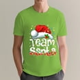 thumbnail image 4 of Christmas Tee Team Santa Claus Christmas Family Matching Pajama Funny Xmas T-Shirt, OdeJous Green XX-Large, 4 of 5
