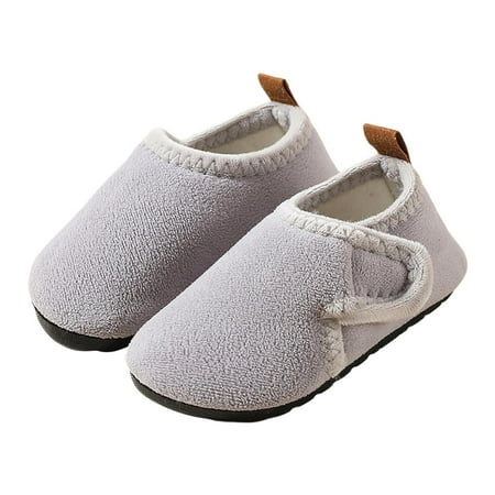 WUXIAN Child Baby Floor Socks Non- Insulation Soft Soled Shoes Socks Fall Thick Soled Socks Shoes Comfort Baby Footwear