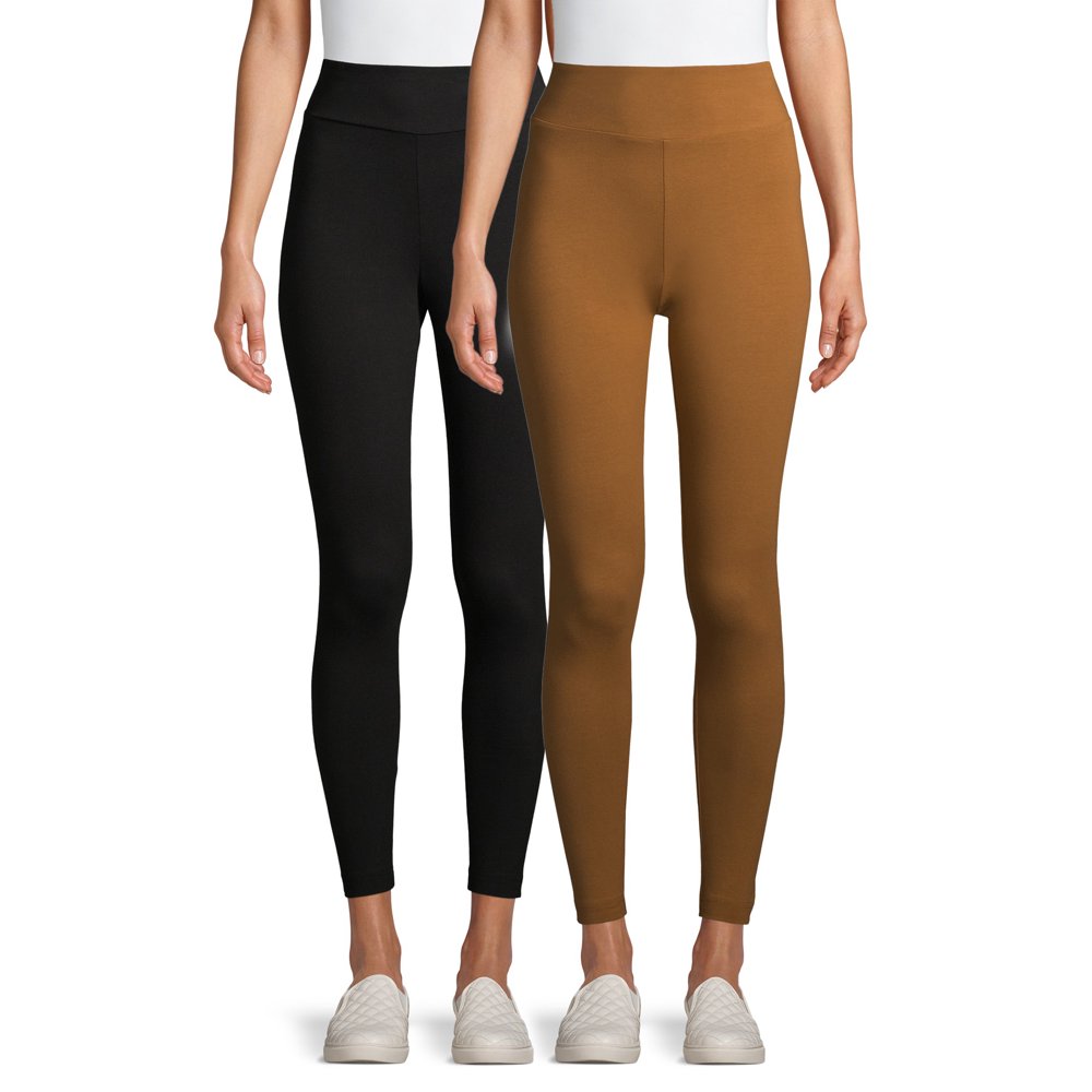 Time and Tru Time and Tru Women's Knit Leggings, 2pack