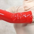 thumbnail image 7 of 1 Pair High Elasticity Solid Color Dance Gloves Bright Faux Leather Stage Show Long Gloves Cosplay Accessories, 7 of 7
