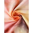 thumbnail image 5 of INSPIRE CHIC Women's Mesh Crop Top Crew Neck Long Sleeve Tie Dye See Through Shirt Sheer Fashion Blouse Top S Multicolor Orange, 5 of 5