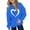 Blue, variant on ATOGUTA Girl Valentines Sweatshirt Hooded Heart Sweatshirt Fall Winter Kid Long Sleeve Shirt Pullover Top Size 3T-14, Gray
