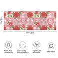 thumbnail image 3 of Pioneer Flower Floral Print Pattern Bathroom Rugs Mat, Non Slip Microfiber Bathroom Rug with Rubber Backing, Soft Mats for Bathroom Floor Tub Shower, 17"x47", 3 of 5