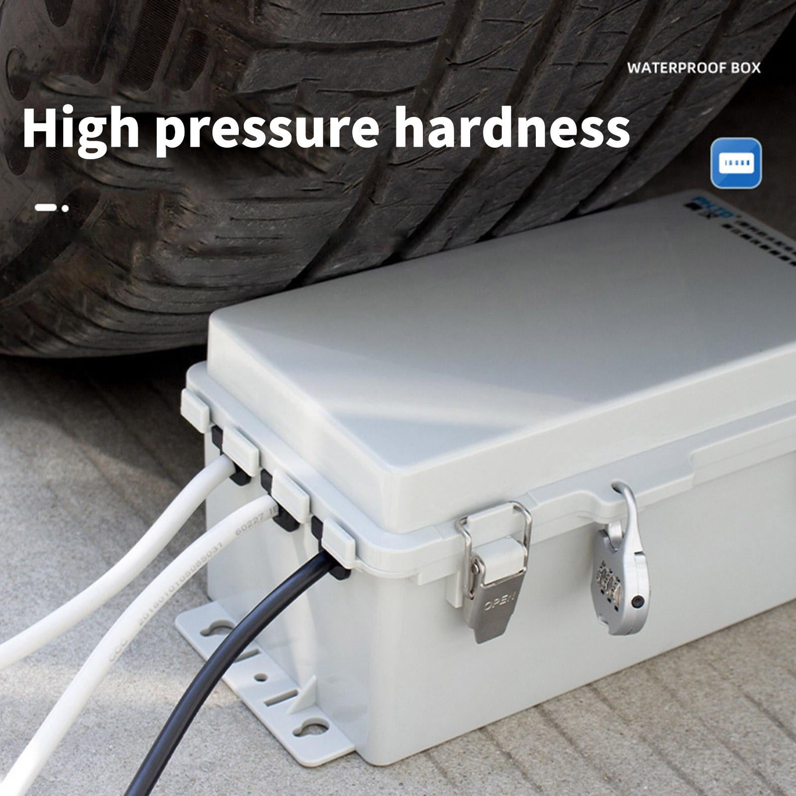Plastic Electrical Junction Box Waterproof Connection Cable Enclosure for Indoor Outdoor Power Case Junction Box