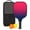 Black, variant on Pickleball Paddles Set Of 1, Fiberglass Surface, Colorful Lines Print, 1 Paddle, 2 Balls & Bag