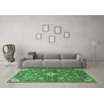 thumbnail image 3 of Ahgly Company Indoor Rectangle Persian Emerald Green Traditional Area Rugs, 5' x 7', 3 of 4