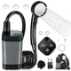 thumbnail image 1 of Regadera Portatil Recargable, [Larga Duración] 6000mAh Regadera Camping Electrica con Pantalla LED, 4 Modos de Pulverización, Ducha Portatil IPX7 Impermeable para Senderismo, Viajes, Coche, 1 of 8