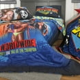 thumbnail image 3 of WWE Wrestling Kids Blue Microfiber Bed-in-a-Bag Bedding Bundle Set, Comforter and Sheets, 3 of 10