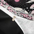 thumbnail image 4 of Homewish Skull Skeleton Duvet Cover Queen,Pink Floral Mushrooms Queen Bedding,Halloween Comforter Cover,Black Reversible,3 Pieces,1 Duvet Cover and 2 Pillowcases, 4 of 6