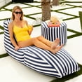 thumbnail image 4 of Jaxx Prado Outdoor Chaise Lounge, Navy Stripes, 4 of 7