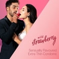 thumbnail image 2 of Durex Extra Thin Wild Strawberry Condoms For Men - 10s, 2 of 5