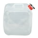thumbnail image 5 of Bidón de agua plegable portátil de plástico, con tapa de rosca para viaje, cocina, 15 l., 5 of 14