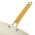 thumbnail image 5 of Martha Stewart 10" Linen Ceramic Nonstick Square Grill Pan with Gold Handle, 5 of 8