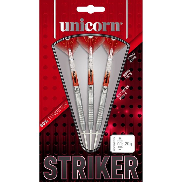 Unicorn Fléchettes Striker en Tungstène (Lot de 3)
