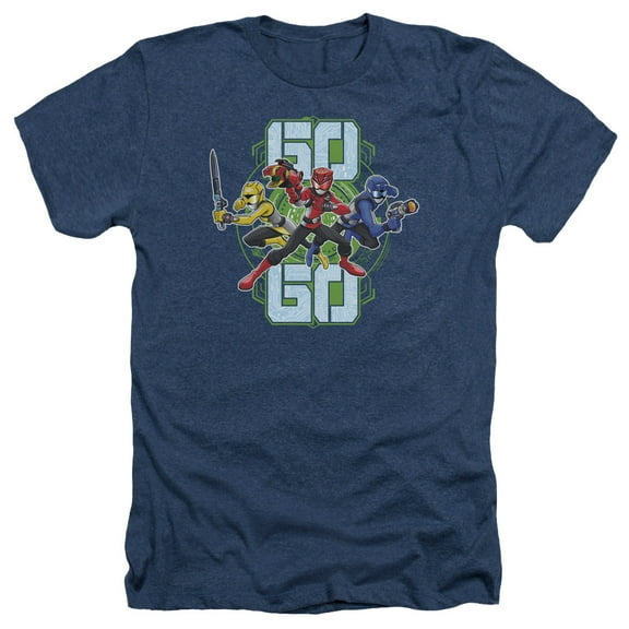 Power Rangers - Go Go - Heather Short Sleeve Shirt - Large