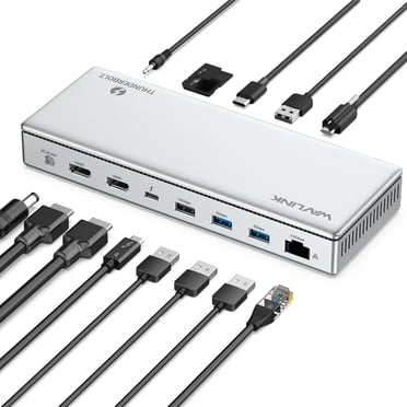 40Gbps Thunderbolt 4 Dock Station, 13 In 1 8K Laptop Dock with Max 96W Charging 2.5G RJ45 for Laptop