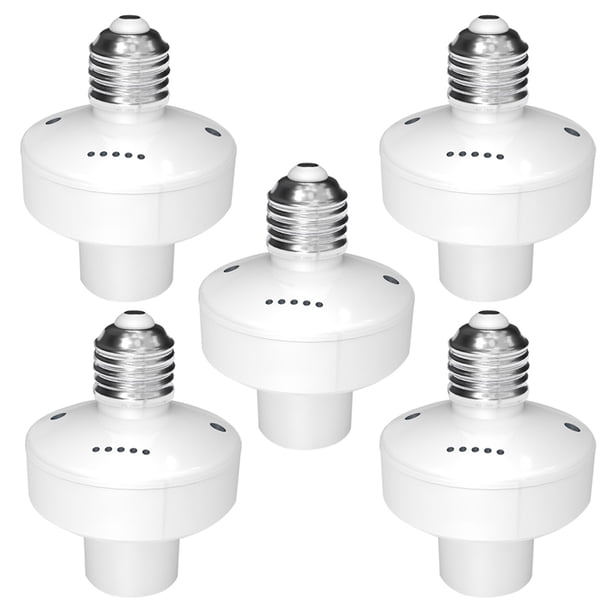 Soporte de lámpara inteligente Irfora SONOFF SlampherR2 ITEAD Soporte de bombilla inteligente WiFi 433MHz Soporte de lámpara inalámbrico RF Control de aplicación inteligente Control de voz Compatible Irfora Soporte de lámpara inteligente