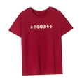 thumbnail image 4 of Camiseta para mujer, camiseta básica de verano para viaje por la calle, regalo del día de San Valentín L, 4 of 7