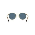 thumbnail image 4 of Ray-Ban RB 8247 Metal Unisex Round Polarized Sunglasses Demigloss Brushed Gold 47mm Adult, 4 of 6