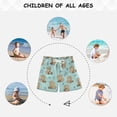 thumbnail image 6 of Kids' Beach Pants Comfortable Swim Trunks Cute Otter Pattern Shorts for Pool Vacation and Lounge Wear X-Large, 6 of 8