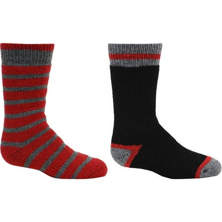 Kodiak Boys Thermal Wool Crew Socks 2-Pack Collection