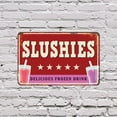 thumbnail image 5 of Slushies Street 13 Inch x 20 Inch Novelty Plastic Sign Brain Freeze Ahead Durable Weatherproof UV Protected Perfect for Kitchens Snack Bars Stands Fun Gift for Families Vendors Kids, 5 of 6