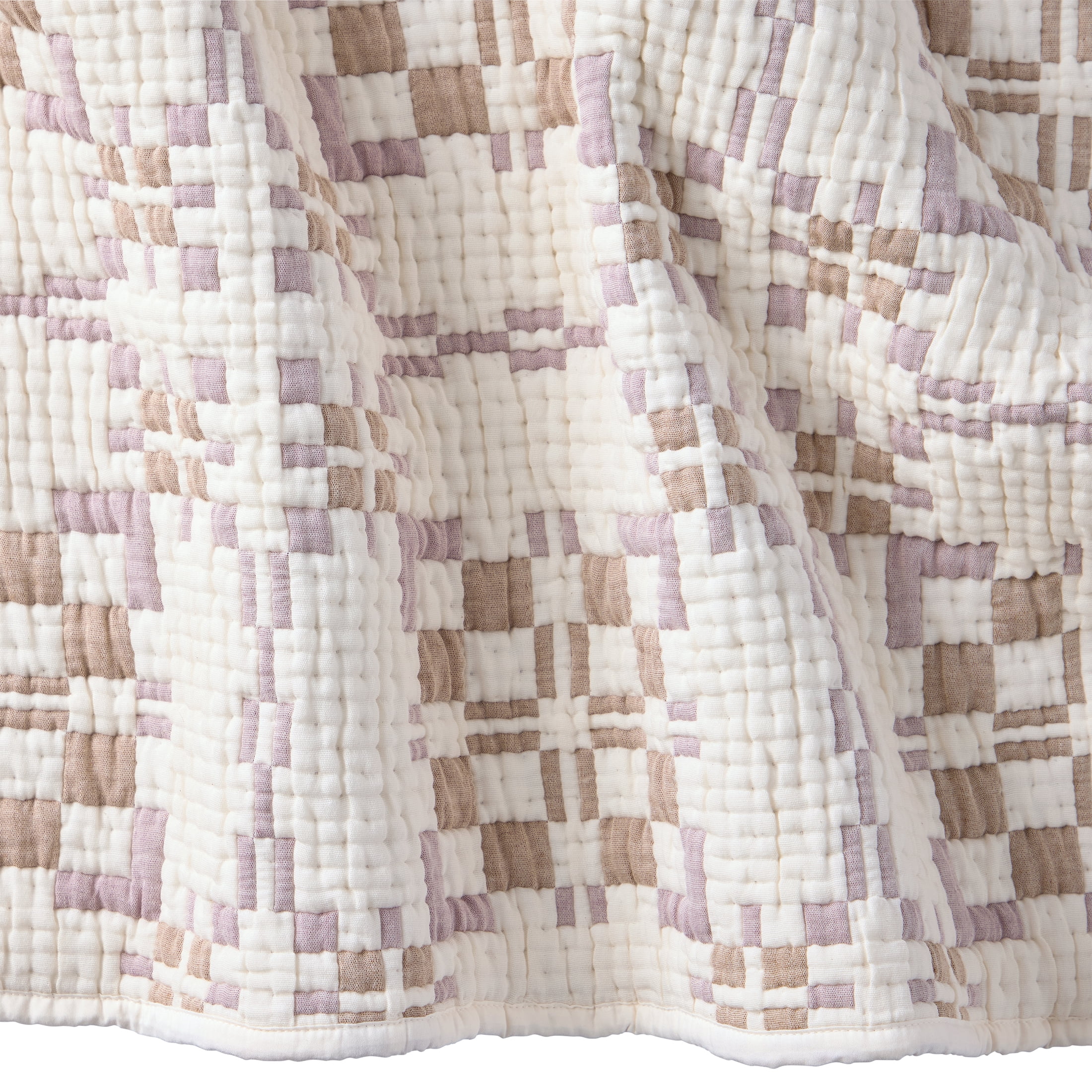 Better Homes & Gardens Reversible Quilt, Twin-XL, Vanilla Dream