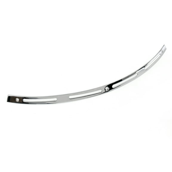 Chrome Slotted Batwing Windshield Trim For Touring Electra Street Tri Glide