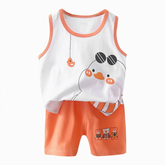 Toddler Boy Clothes Little Baby Boys Outfits 2PCS Summer Short Sleeve With Pants Clothing Set Kaprioy