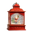 thumbnail image 4 of Caja musical de linterna iluminada de Navidad, adornos de luz de noche de canto giratorio, luz brillante para cumpleaños, festival, chimenea, escritor Papá Noel rojo, 4 of 10