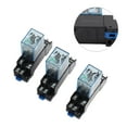 thumbnail image 6 of Dc 12V 5A Dpdt Power Relay Set Includes 3 Relays And Sockets For Din Rail Use, 6 of 8