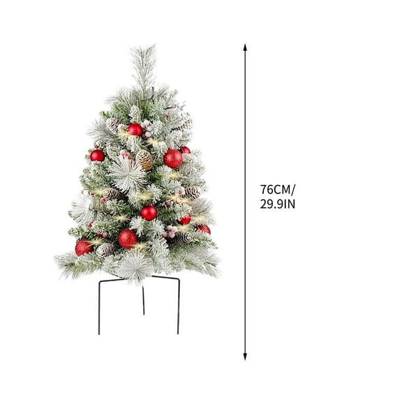 YIKA Grounded Christmas Tree Beach Tree - Christmas Tree Ornament Christmas Decoration, Tropical-Inspired Holiday Decor For Homes, Beaches & Winter Getaways C