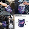 thumbnail image 7 of Renewold Wolf Flower Butterfly Forest 14 Pack Car Accessories, Universal Auto Seat Protector Steering Wheel Seatbelt Strap Pad Trash Can Armrest Pad Cup Holders Rearview Mirror Handbrake Cover Set, 7 of 7