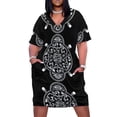 thumbnail image 2 of EP. Hyptablemskull II-vestido holgado con bolsillos para mujer vestidos elegantes de gala vestidos de fiesta para mujer, 2 of 7