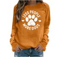 thumbnail image 2 of Pntutb - Camiseta estampada para mujer, blusa de manga larga, cuello redondo, tops casuales, sudadera Pntutb Pntutb-3145, 2 of 4