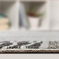 thumbnail image 3 of Unique Loom Tapis de Transition de la Collection Del Mar Inspiré du Design Contemporain Moderne, 8' 0 x 8' 0 Rond, Gris Clair / Beige, 3 of 4