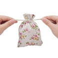 thumbnail image 3 of 30 pc Printing Burlap Packing Pouches Drawstring Bags Colorful 10x14cm, 3 of 6