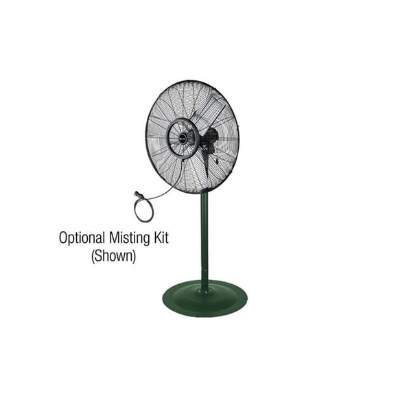 King Electric PFO-30 30 in. Outdoor Rated Oscillating Air Circulator with Pedestal Base
