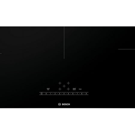 Bosch - 500 Series 36" Built-In Electric Induction Cooktop with 5 elements - Black