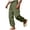 Army Green, variant on BXINGOHAI Mens Cotton Pants Casual Elastic Waist Drawstring Lightweight Summer Beach Trousers with Pockets Army Green,S