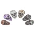 thumbnail image 4 of Mini cabezas de calavera colgantes de madera, 6 piezas Calavera colgante de Halloween Adorno de calavera de Halloween Adornos de Halloween Integración perfecta, 4 of 8