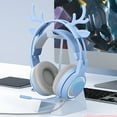 thumbnail image 6 of Headphones Gaming Earphones Computer Mobile Live Streaming Earphones Wired Headsets Gaming Earphones Cute Luminosity Christmas Blue, 6 of 6
