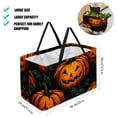 thumbnail image 2 of Pumpkin Large Capacity Reusable Foldable Oxford Cloth Grocery Bags for Storage Bins, Grocery Baskets, and Picnic Baskets, 2 of 7