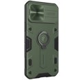 thumbnail image 6 of Dteck Case for iPhone 13 Pro Max,Shockproof Slide Camera Protector Armor Slim Ring Holder Stand Back Cover,Green, 6 of 7
